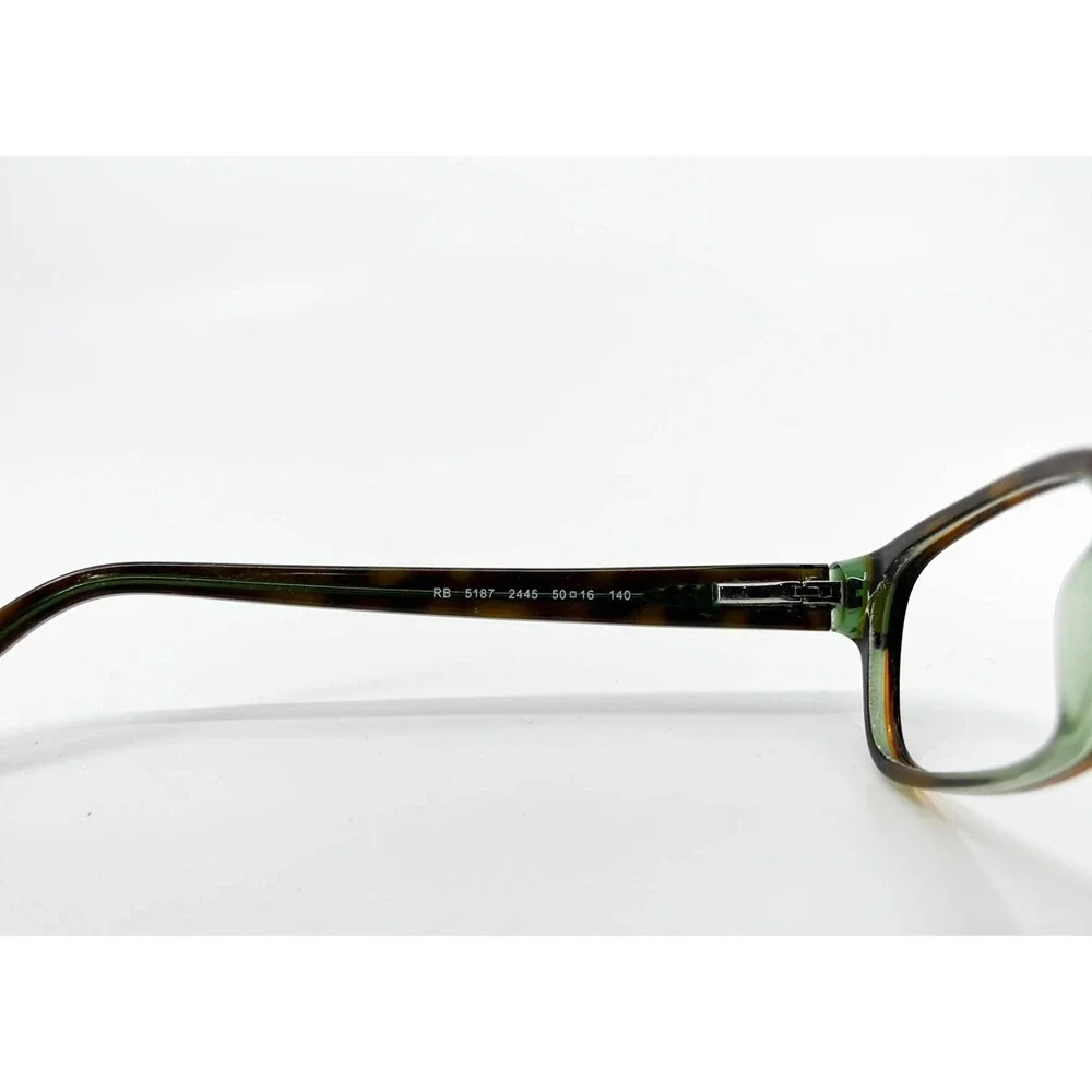 Ray-Ban Eyeglasses Frames RB5187 2445 Brown Rectangular Full Rim 50-16-140 2069